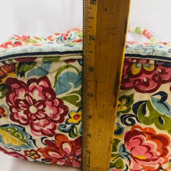 VERA BRADLEY Hobo Bucket Hand Bag Rolled Handles (HOPE GARDEN) - Picture 6 of 8